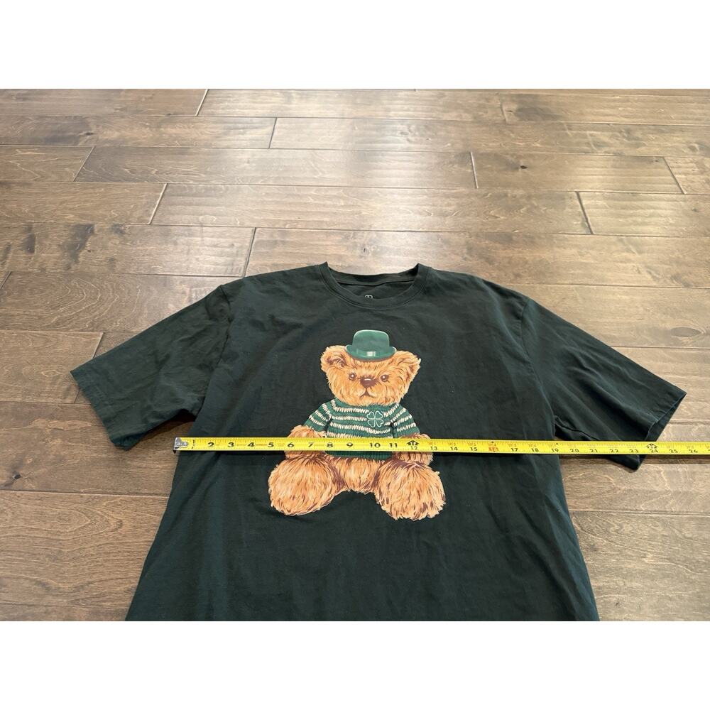 Ripple Junction Mens Green Bear St. Patrick Graphic Cotton T-Shirt Size L Large - Picture 7 of 7